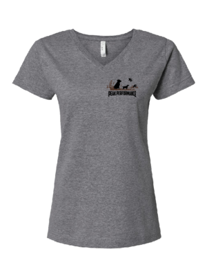 LAT Women's Fine Jersey V-Neck Tee