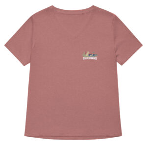 Women’s relaxed v-neck t-shirt - Image 2