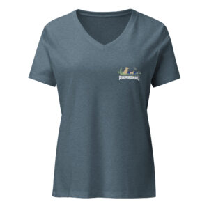 Women’s relaxed v-neck t-shirt - Image 14