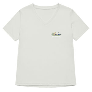 Women’s relaxed v-neck t-shirt - Image 7