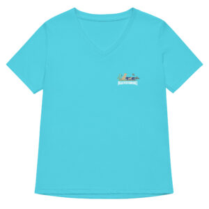 Women’s relaxed v-neck t-shirt - Image 8