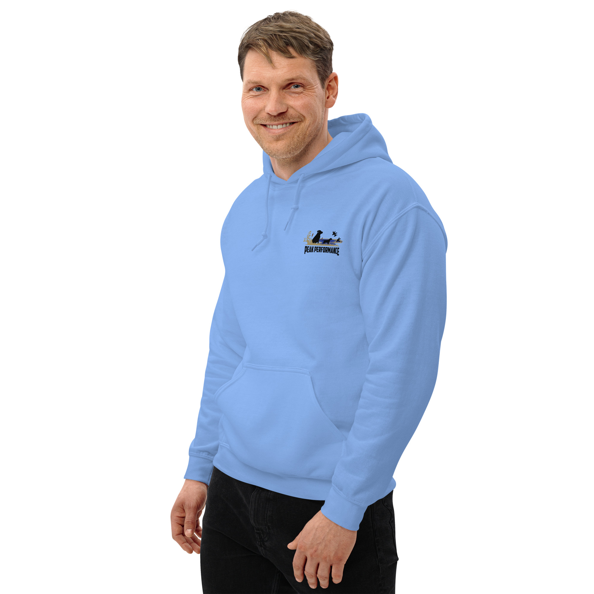 Unisex Hoodie-black lab-Peak Performance logo - Image 37