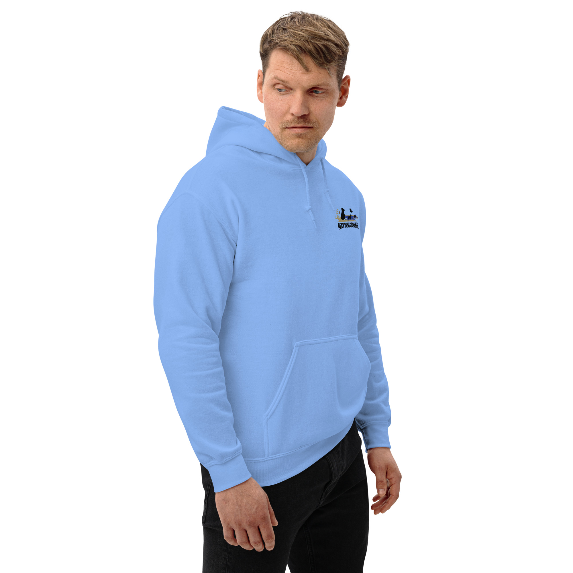 Unisex Hoodie-black lab-Peak Performance logo - Image 38