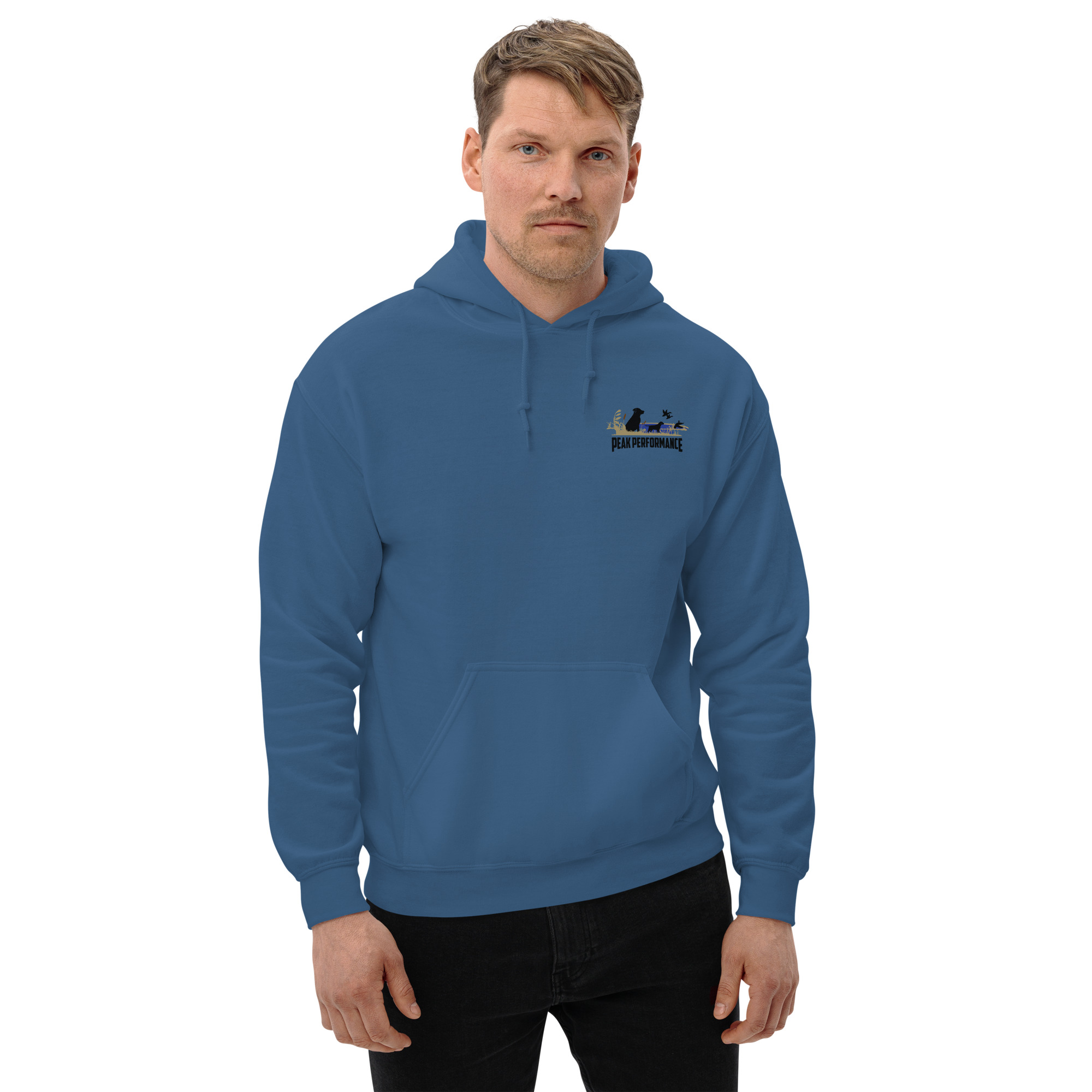 Unisex Hoodie-black lab-Peak Performance logo - Image 19