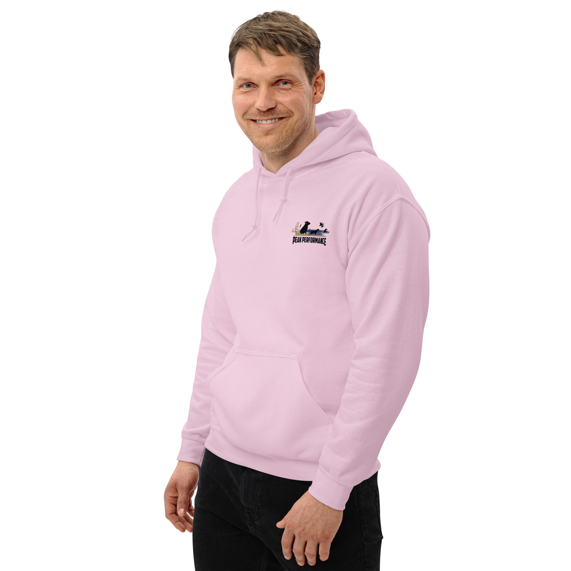 Unisex Hoodie-black lab-Peak Performance logo - Image 41