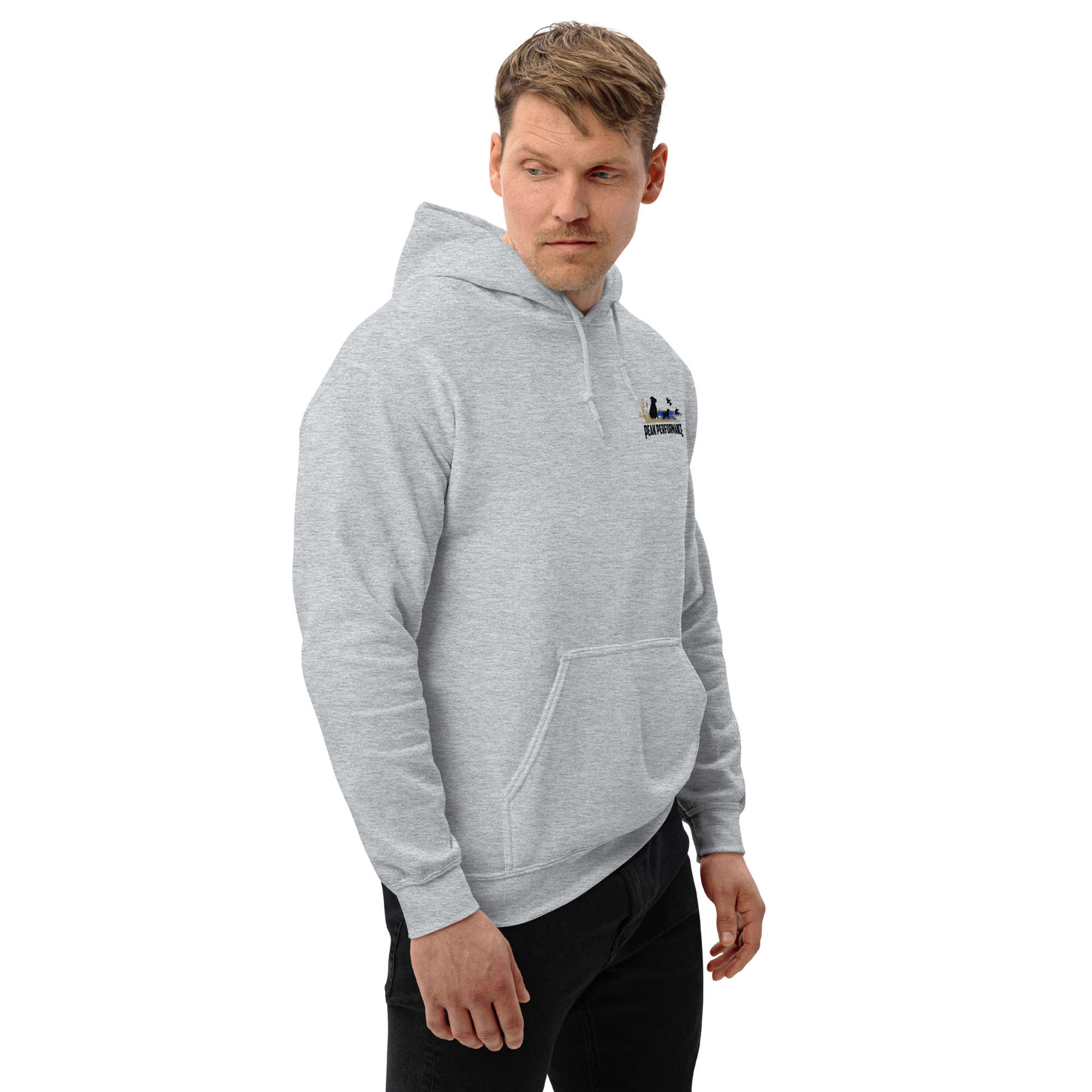 Unisex Hoodie-black lab-Peak Performance logo - Image 34