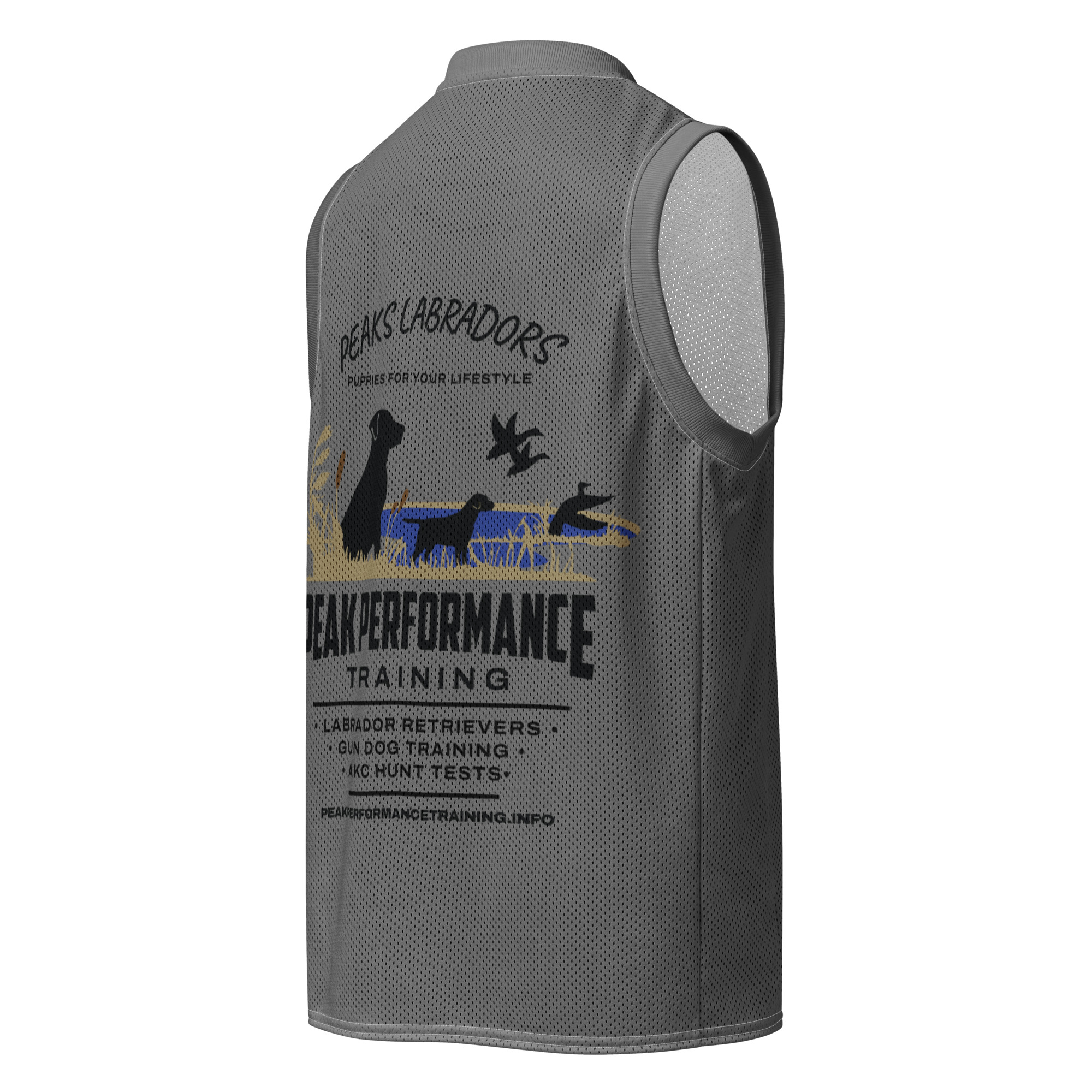 Premium basketball jersey Gray (size Medium Jersey is equivalent to Mens XL) - Image 2